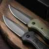 ⚔ Tactical Folding Knife – CPM-D2 Blade, Nylon Fiber Handle