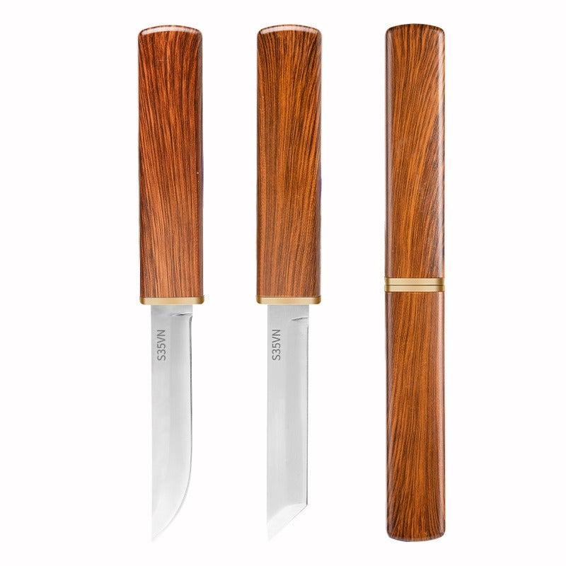 Handmade Portable 2 In 1 Double Blades Knife