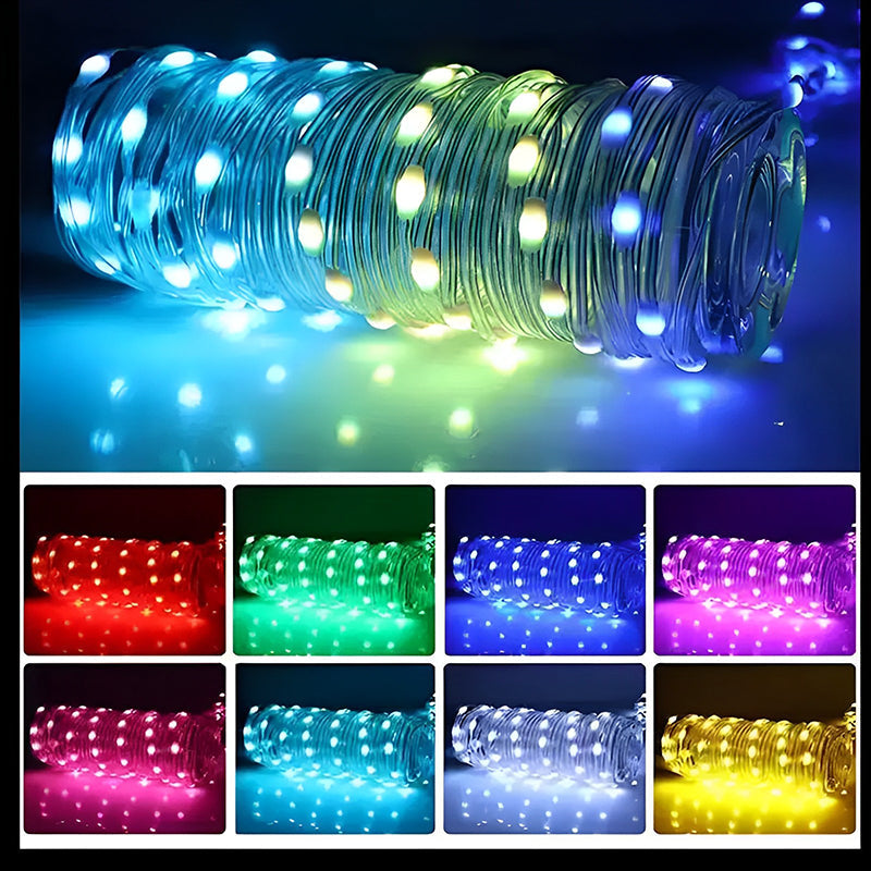 (🎁2024 Neujahr Heißer Verkauf🎁Letzter Tag- 49% OFF💦)💡🌈Bunte Fernbedienungslichter😎