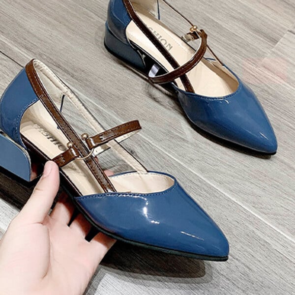 🔥Last Day Special SALE-50% OFF🔥 Pointed toe low heel sandals - BUY 2 FREE SHIPPING