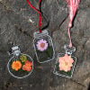 (Christmas Sale- 48% OFF) Dried Flower Bookmarks(Free lace rope)