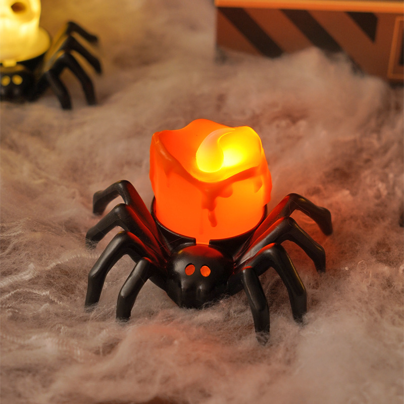 (🔥TikTok Summer SALE) - Halloween Spider Tea Lights Decoration