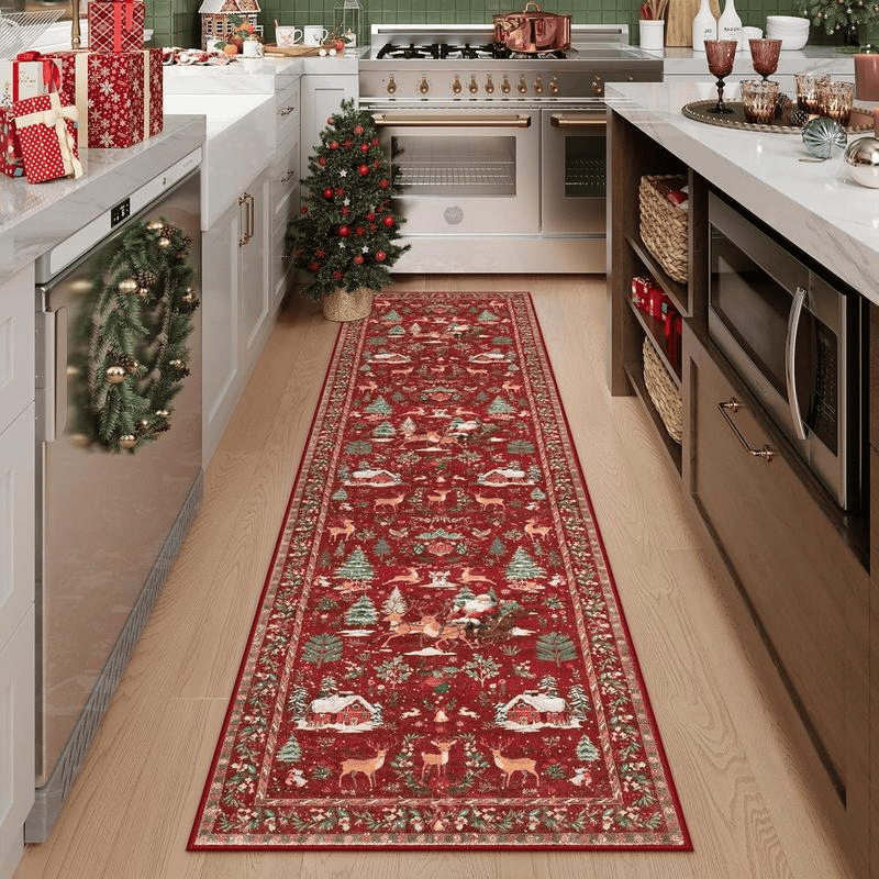 🎁Weihnachts-Schnäppchen 49 % Rabatt⚡Weihnachtsteppich für den Innenbereich