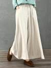 Enlighten Me Cotton & Linen Wide Leg Pant