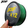 JOF 12 Strands Braided PE Fishing Line 100M-500M