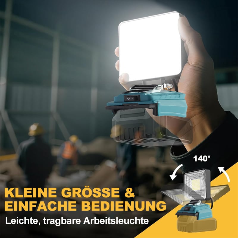 🔥Letzter Tag 50% RABATT-3000LM kabellose LED-Arbeitsleuchte mit Ladeanschlüssen