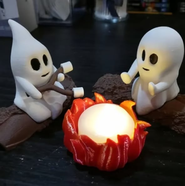 Last Day 50%OFF🔥2025 Ghost Campfire Nightlight👻✨