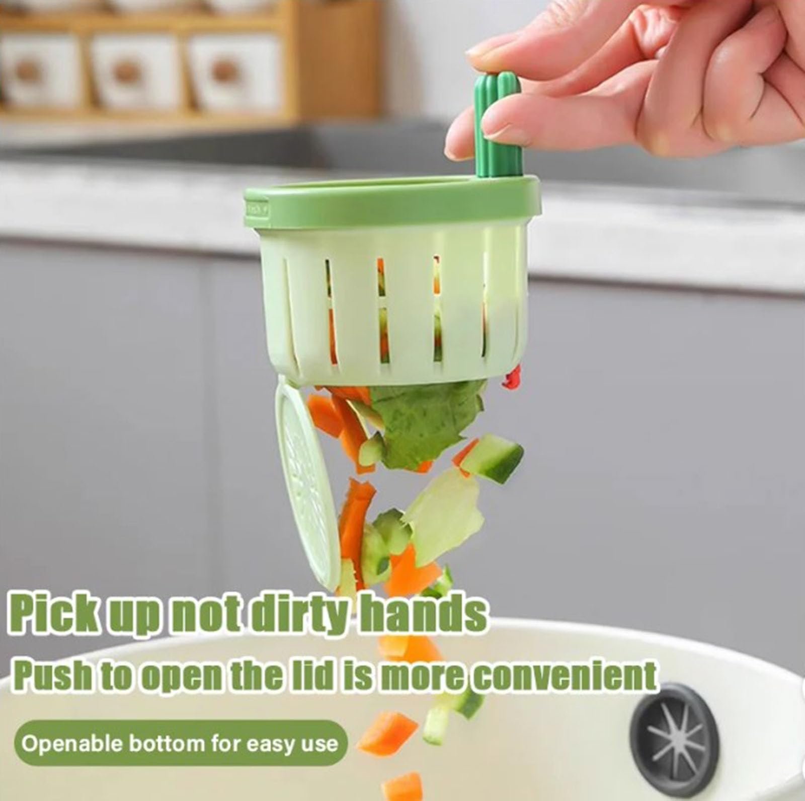 🔥Last Day Promotion 70% OFF🔥Cactus Kitchen Automatic Dumping Sink Filter