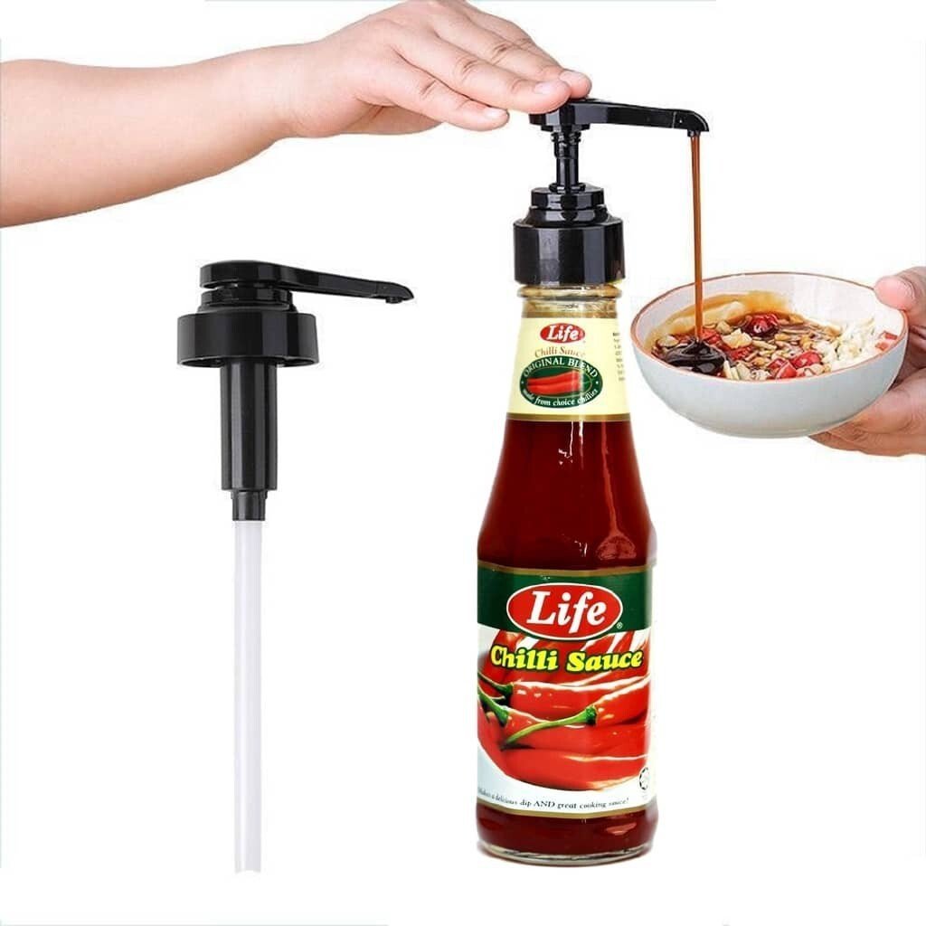 (🎅EARLY CHRISTMAS SALE-49% OFF)Sauce & Lotion Dispenser Pump Head🎁BUY 2 GET 1 FREE(3 PCS)
