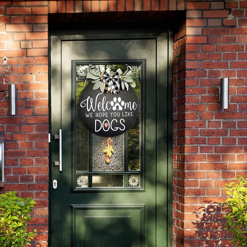 🎁Last Day Promotion- SAVE 70%🏠18′′ Front Door Welcome Wooden Sign - Buy 2 Free Shipping