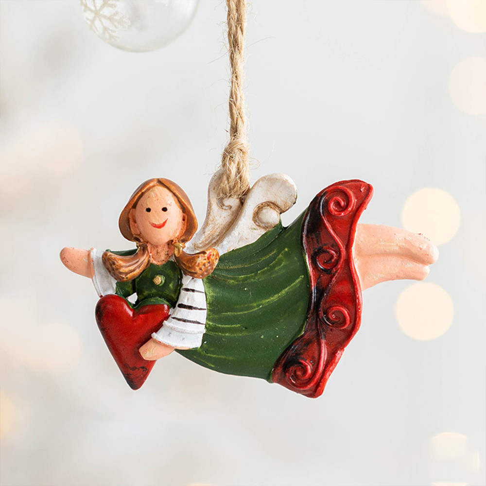 🎄Christmas Sale 49%-Country Christmas resin angel pendant🧚‍♀️