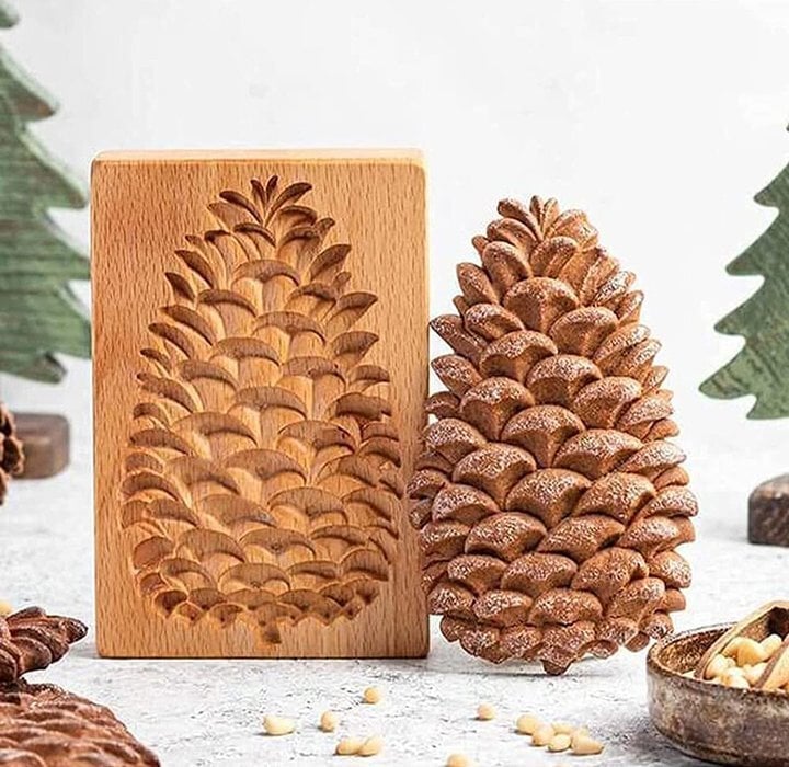 (⏰LAST DAY PROMOTION- 49% OFF⏰)Wood patterned Cookie cutter - Embossing Mold For Cookies