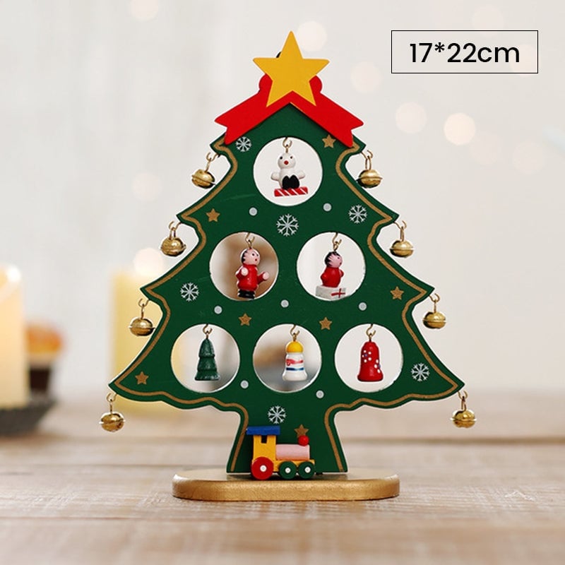 🎅LAST DAY SALE 50% OFF💥DIY Wooden Mini Christmas Tree Set