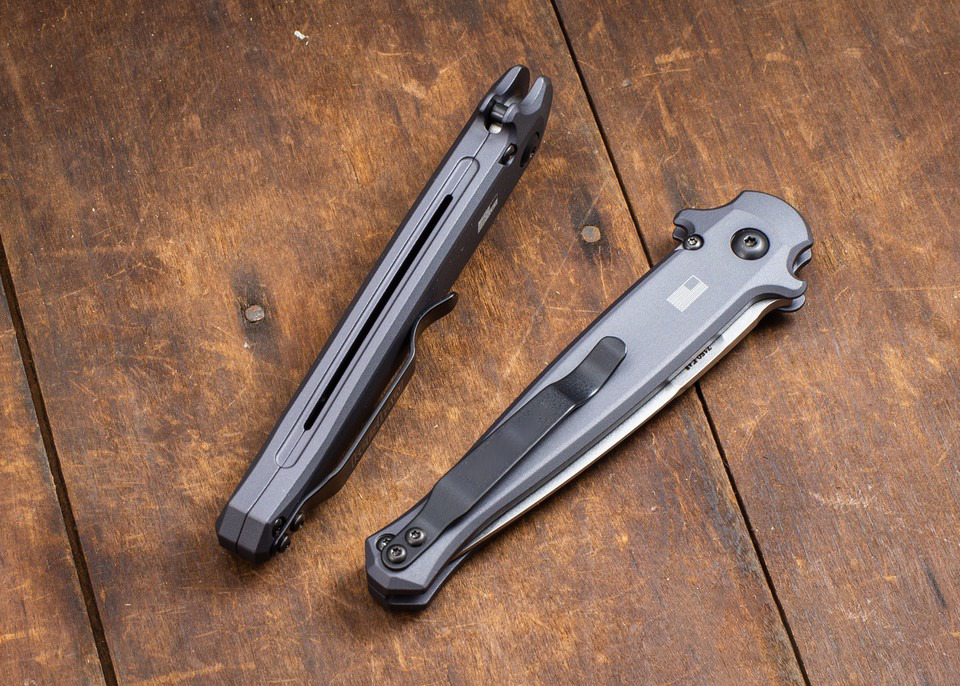 🔥 Last Day Promo - 70% OFF 🎁Launch 8 Stiletto, Gray Aluminum, Carbon Fiber Inlay, CPM-154, Stonewash - 7150 | Buy 2 Get Extra 10% OFF & Free Shipping