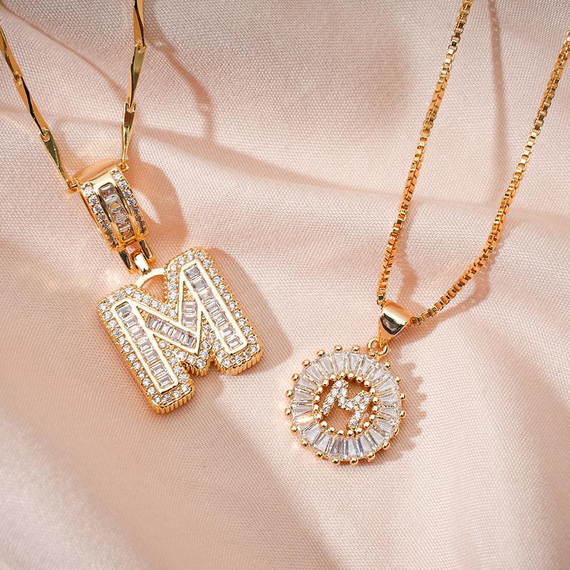 [LAST DAY 49% OFF]  🔥Initial Letter Pendant Necklaces - 2 Pack