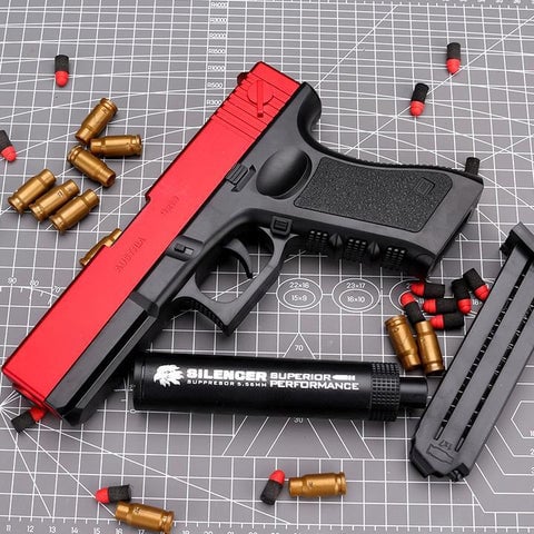 (🔥Last Day Promo - 70% OFF🔥) G17 Shell Ejection Soft Bullet Toy Gun, Buy 2 Get Free Shipping