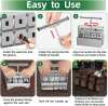 🔥Last Day Promotion 70% OFF🔥Cell Soil Block Maker with 3 Kinds Seed Pins
