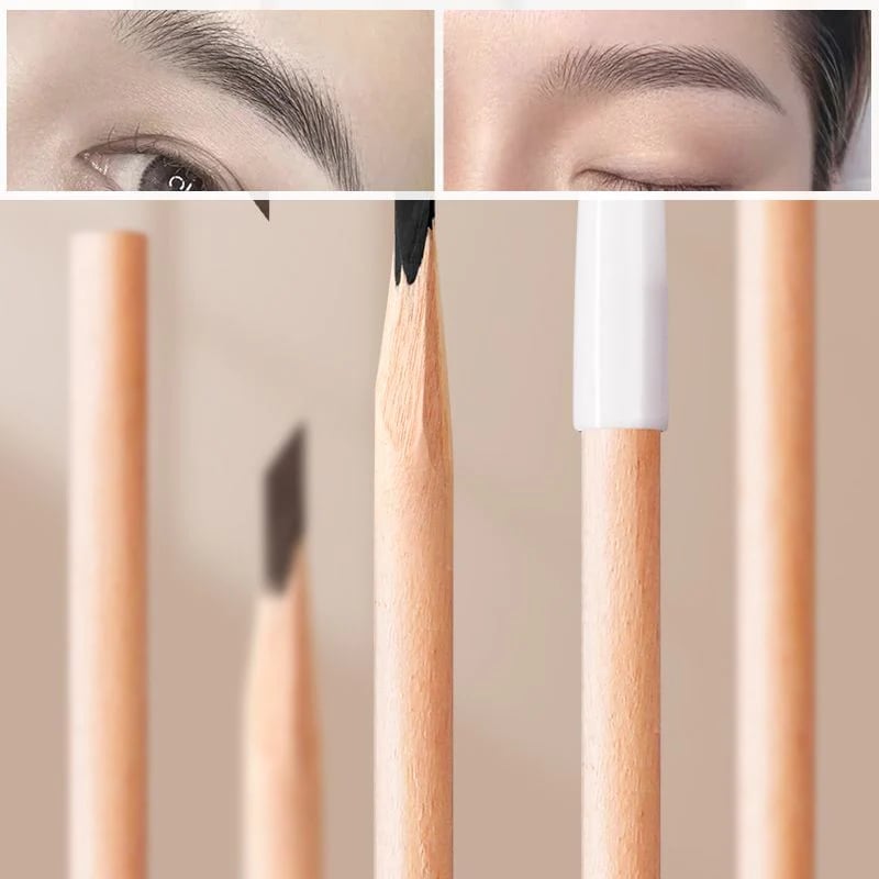 🔥LAST DAY 49% OFF--Pousbo® Waterproof Wooden Eyebrow Pencil