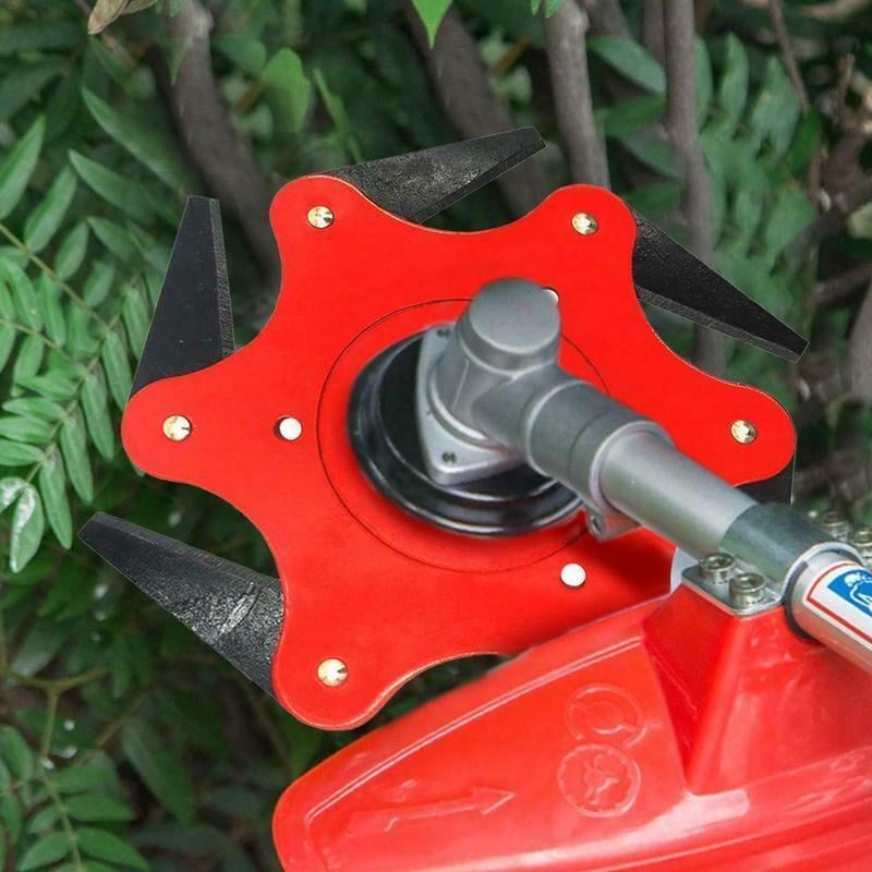 🔥Letzter Tag 49% Rabatt🌿Universal 6-Messer-Trimmerkopf für Rasenmäher