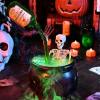 🎁TikTok Last Day Sale - 70% OFF✨Cauldron Halloween Decor (With Magic Floating Potion Bottles & Diffuser)
