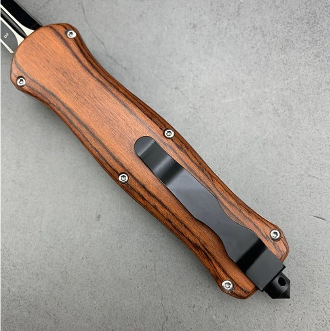 Father's Day Sale🔥Wood Handle Automatic OTF