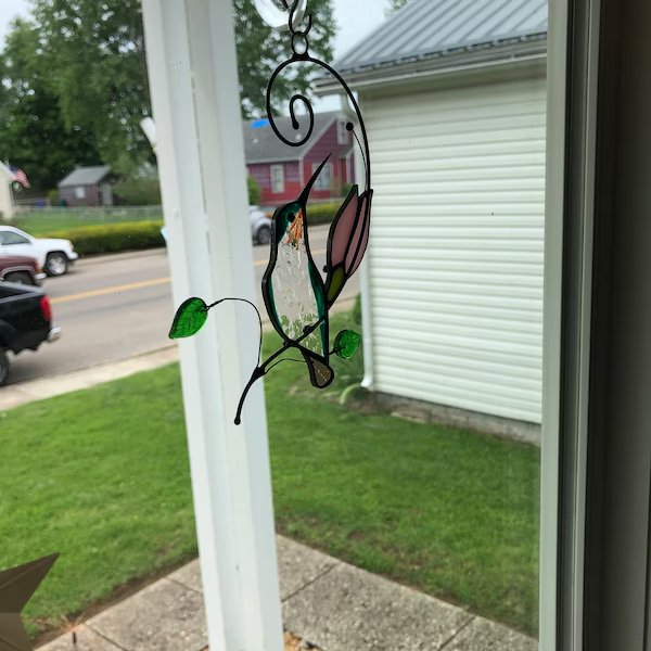🎖️July 4th Flash Sale: 50% OFF Sitewide! 💕<strong>Handmade<strong> Hummingbird Colorful Window Hangings, Buy 2 Save 10%