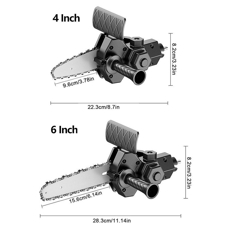 🔥 BIG SALE - 70% OFF🔥 4/6 Inch Electric Drill Modified To Electric Chainsaw Drill Attachment