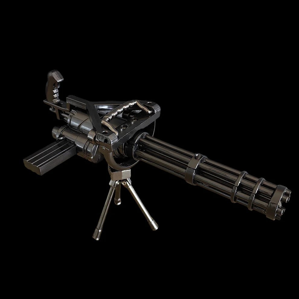 🔥 Metal Gatling Submachine Mini Gun