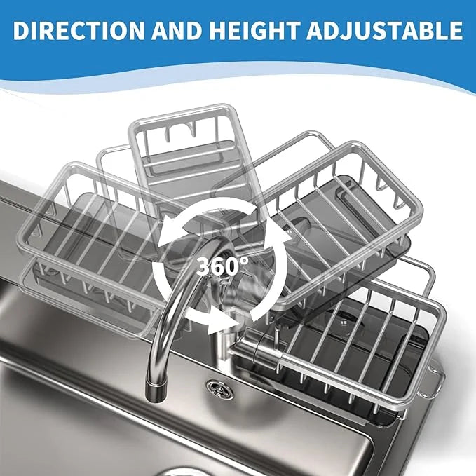 (🔥2024 New Arrival) Kitchen Sink Faucet Organizer