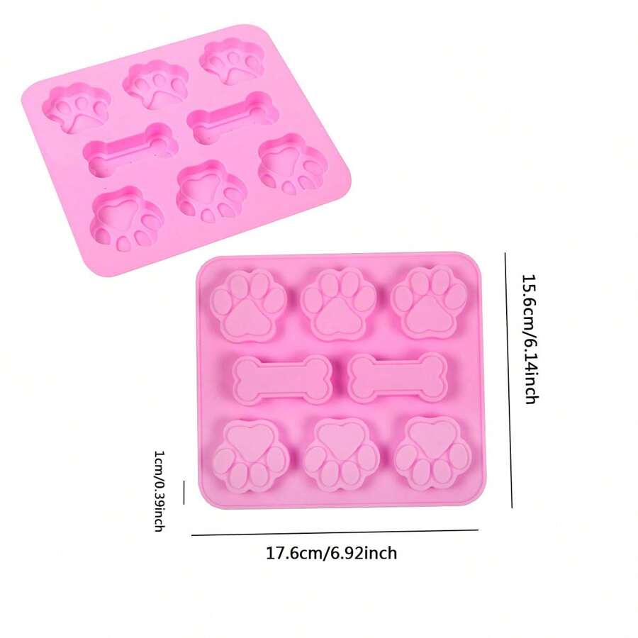 <strong>🏖️Summer Sale - 50% OFF</strong> 🐾Paw & 🦴Bone Silicone Dessert Molds