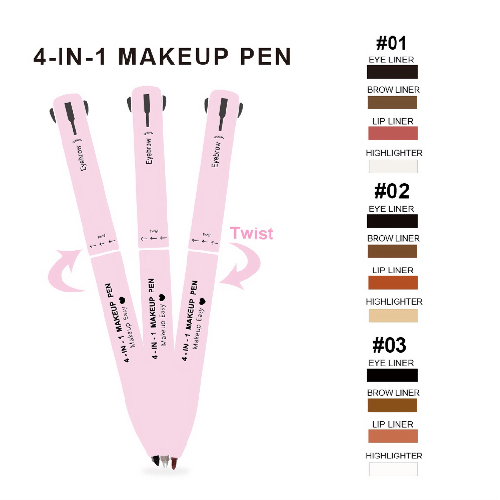 (🎉Last Day Promotion 50% OFF) 🔥4-in-1 Makeup Pen