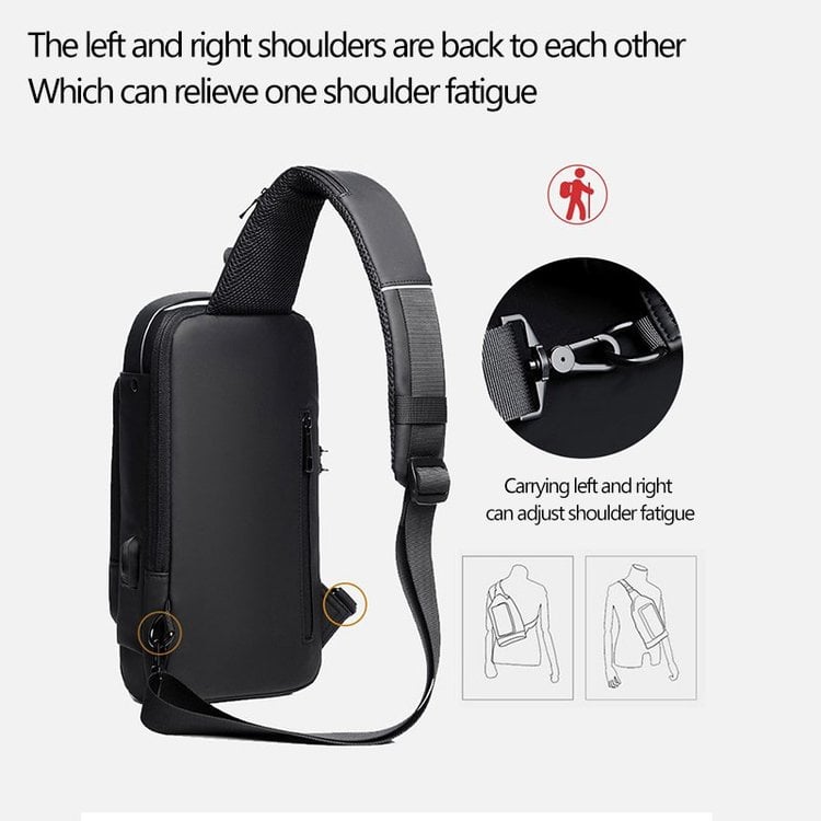 🔥Last Day Promotion- SAVE 70%🔥USB charging sport sling  Anti-theft shoulder bag(Buy 2 Free Shipping)