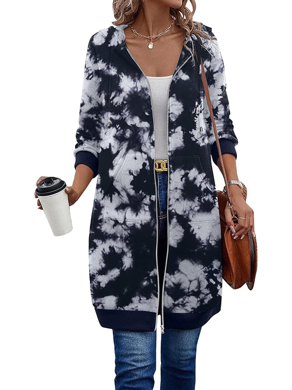 📢Letzter Tag: 49% Rabatt🔥Lässiger Fleece-Kapuzenpullover mit Reißverschluss für Damen