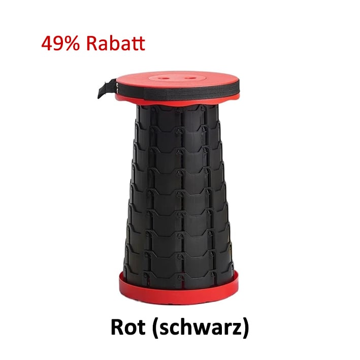 🔥Robusten, zusammenklappbaren, tragbaren Hocker