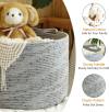 KAKAMAY Large Blanket Basket (20