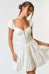 Eva Eyelet Babydoll Dress