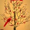 🎄TikTok Christmas Sale -70% OFF🐦Vintage Glowing Tree with Cardinals