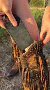 🔥✨Western Boot Wallet with Snap Strap