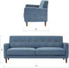 Mellow Adair Heather Blue Sofas, 0