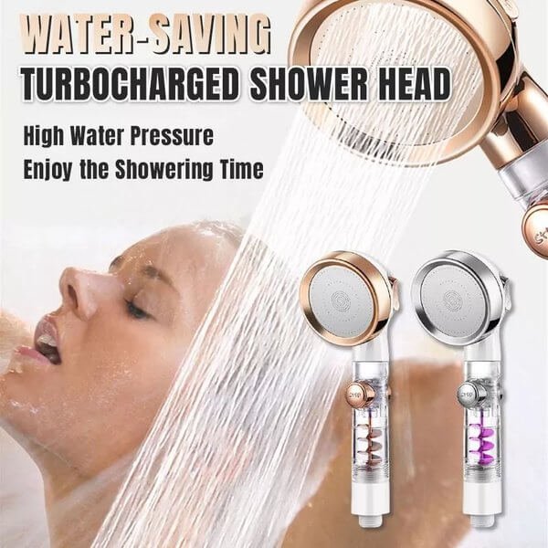 (⚡Last Day Promotion⚡ - 50% OFF) Water-saving Turbocharged Shower Head-Buy 4 Get Extra 20% OFF & Free Shipping