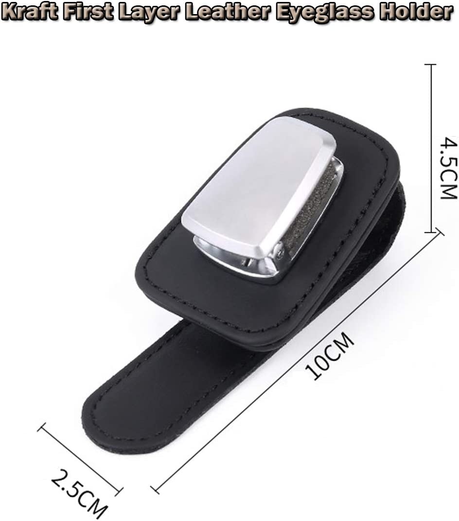 🔥Limited Time Sale 48% OFF🎉Leather Car Visor Sunglasses Holder(BUY 3 GET extra 20% OFF)