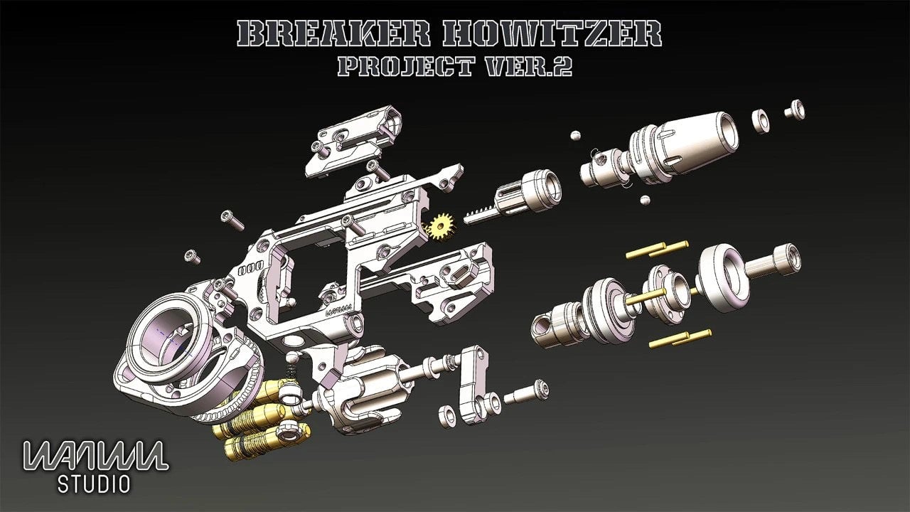 Breaker Howitzer Project ver.2 Hand Push Slider