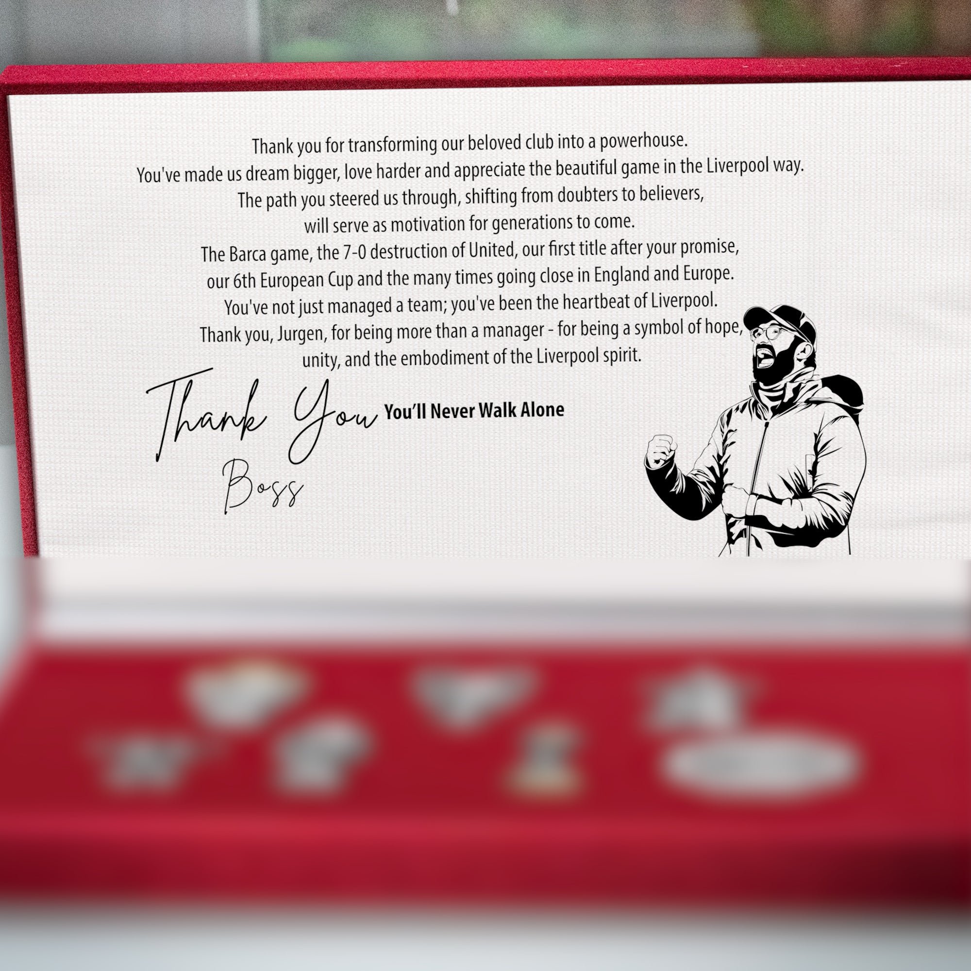 Jurgen Klopp Honours[Batch 3 = Last Batch]  - Trophy Collection Box!