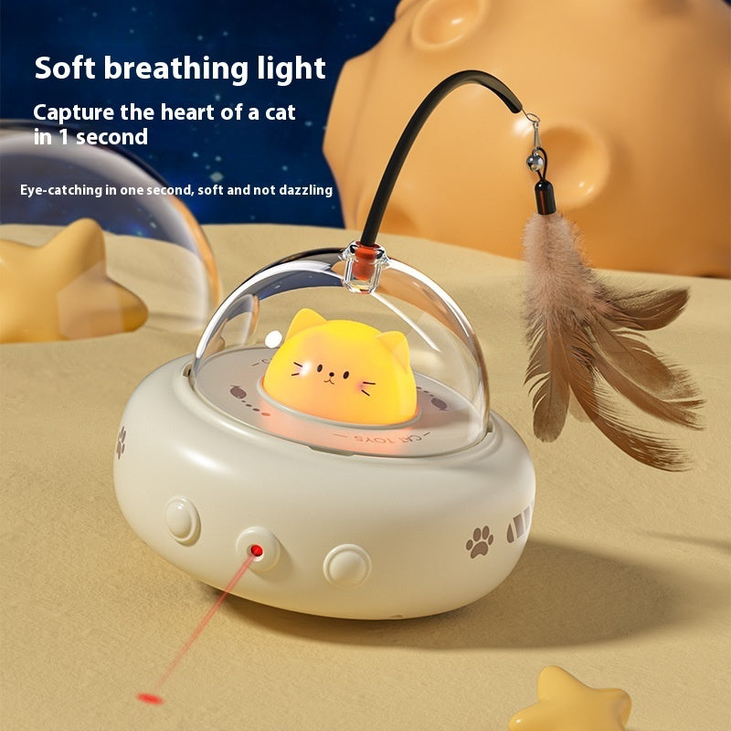 🔥Last Day Promotion 70% OFF🔥Smart Electric UFO Cat Teaser Toy