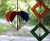 💕Handmade Stained Heart-shaped Suncatcher