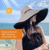 Packable Large Brim Sun Hat for Women - 6.7