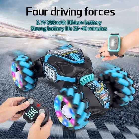 🎉Last Day 59% OFF🎁Gesture Sensing RC Stunt Car With Light & Music