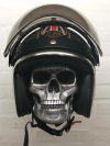 🔥LAST DAY SALE 49% OFF 🏴‍☠️Motorcycle helmet and jacket skull holder🔥BUY 2 FREE SHIPPING