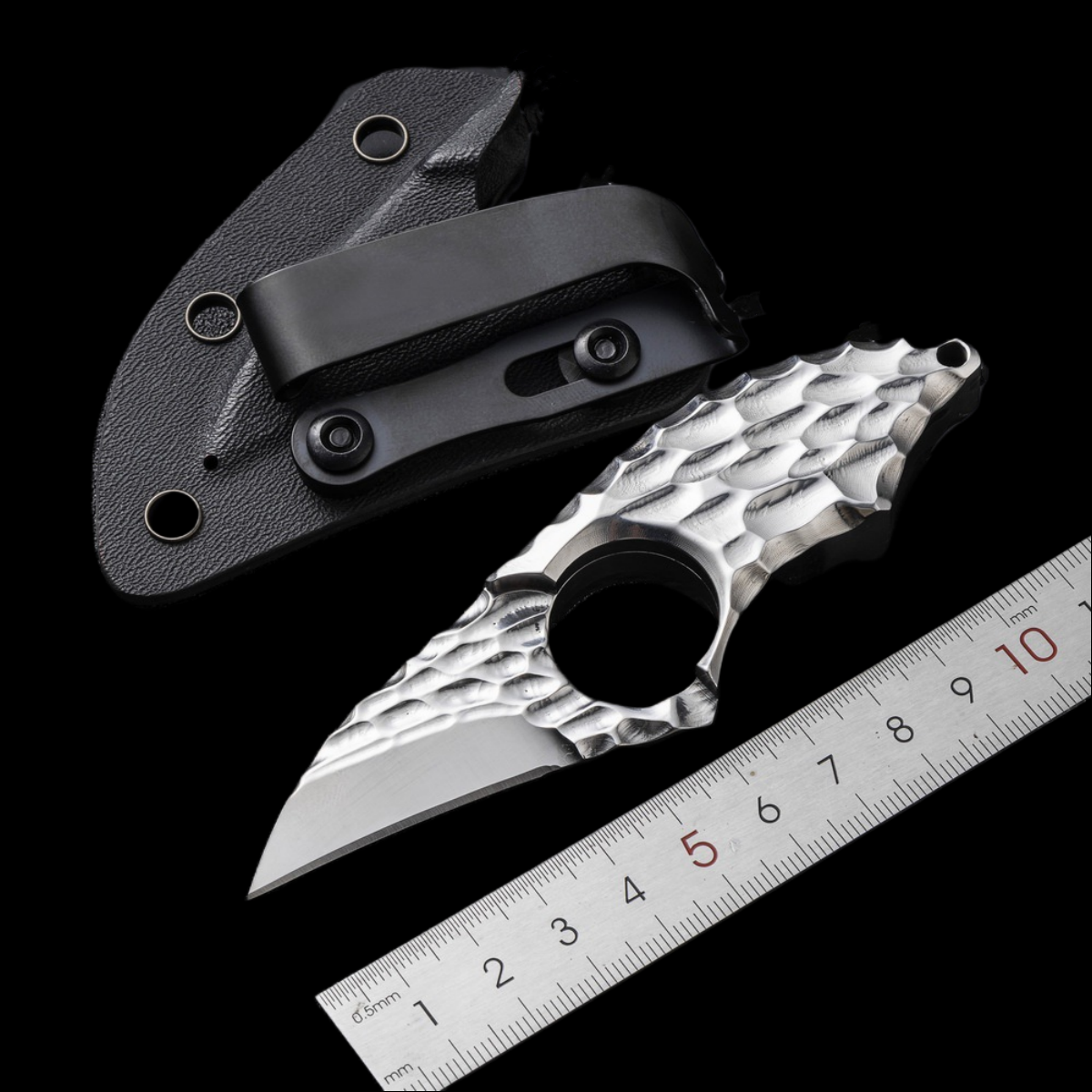 Small tank keel integrated sharp EDC portable knife