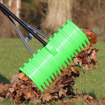🍂3-in-1 Ergonomic Pickup Rake - Easy Leaf & Grass Grabber Without Bending Over